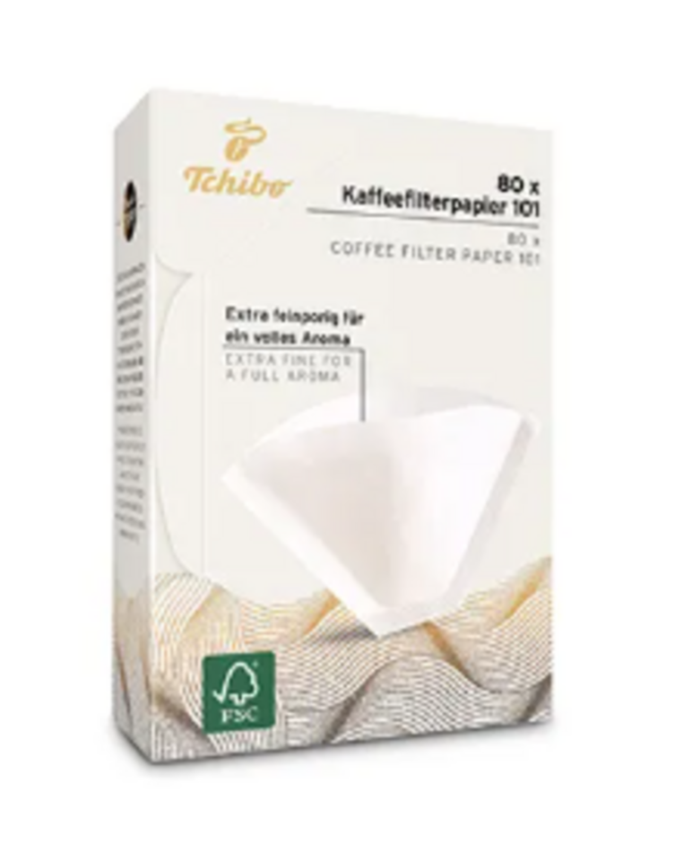 TCHİBO KAHVE FİLTRESİ - 1/4 80 Lİ